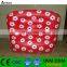 Inflatable red flower sofa chair with flowers printed for inflatable furniture