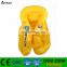 Foldable inflatable plastic vest inflatable children swim vest pool life jacket