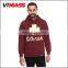 Custom blank bulk high quality plain hoodies