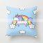 New Latest Design Home Decor Cushion Pillow Case Cover 2017 Fashion Custom Cute Sofa Throw Unicorn Design 3D Cushion Cover