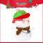 Plush snowman ornaments toy for baby plush christmas gift