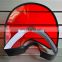 2016 summer promotion red visor made with 1-c logo on black band