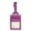 Wholesale cheap leather airplane luggage tag