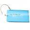 blue aluminum metal luggage tag custom