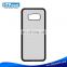 2D Sublimation Blank Case TPU+PC Cover For Samsung Galaxy s8