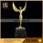 Flying Wing Metal Replica Oscar Trophy Awards on Crystal Base With Customized Logo