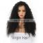 Grade 9a virgin hair natural hair wigs preplucked lace frontal wig