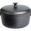 Hiseph cast iron ducth oven casserole with lid and handle HS-132