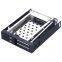 Aluminum 2.5in Dual Bay Tray-less SATA Hot Swap Mobile Rack for 2.5in Internal SSD/HDD Enclosure