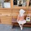 Hot selling solid color long sleeve knitted coat for girls spring fashion casual kids coats