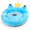 Lovely animal frog shape luxury pet bed removable washable cover pet products 2020