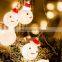 Battery powered quality santa Xmas snowman Led String Lights garden home holiday lighting  christmas  decorative fairy light