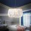 Ins net red chandelier girl warm and romantic children's room bedroom feather chandelier Nordic creative clothing store lamps