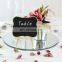Wholesale Mirror Charger Plate Silver Mirror Glass Plated For Wedding Table