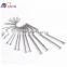 Silver Cupped Ring Checkered Nails Barbed Finishing Nails Iron Nails