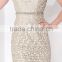 Beautiful Beige Mother of the Bride Dress with Beading Sash High Quality Charming Sweetheart Mother of the Bride Dress