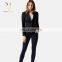 Fashion Ladies Jacket Women Wool Cashmere V Neck Suit