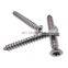 stainless steel #8 pan self tapping screws for aluminum