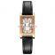 Skmei 1783 Fashion Square Leather Watch Lady Bracelet Watch Women Waterproof