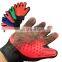 Custom logo Hair Remover Pet Grooming Glove, Pet Deshedding cleaning Pet Massage Glove