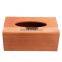 Portable Wooden Tissue Paper Holder Tissue Box