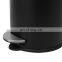 Best selling household basic 3L 5L non-slip bathroom kitchen trash can metal stainless steel dustbin with strong steel pedal
