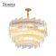 Modern Style Home Cafe Indoor Decoration Glass Luxury Chandelier Pendant Light