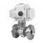 12V 24V 4 inch Double Flange High Pressure Motorized Electric Electric Actuated Ball Valve