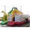 Giraffe cartoon image theme kids small inflatable bouncy house castle