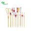 Yada Disposable Fruit Design Bamboo Food Picks Bamboo Cocktail Sticks Skewers For Bar Restaurant Party