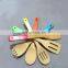 Creative Design Personalised Colorful Printing Handles Kitchen Spatula Bamboo Utensils Set
