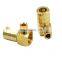 SMB female right angle connector,straight for B2/RG402/RG40 cable connector gold plated