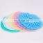 Disposable PP Nonwoven printed blue green Pink yellow white bouffant cap hair cap