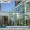 Free design hot galvanized steel frame glass curtain wall