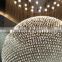 Modern Crystal Ball Chandelier Light Bubble Glass Ball Pendant Lamp Long Hanging Lamp For Villa Stairs Restaurant Living room