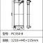 Haute qualité 207-03-75120 Radiateur pour excavateur Komatsu Radiateur PC300-7E0 PC300-8 PC350-8 PC400 PC340 / PC400-7 / PC400LC-7 / PC300LC-8