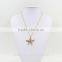 New Design Sea Life Jewelry Natural Stone Quartz Druzy Starfish Necklace