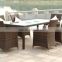 Famous design dining furniture wicker picnic table rattan wholesale picnic table
