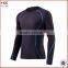 High quality long sleeve factory price sport compression shirt
