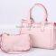 2016 Factory Hot Sales Pink PU Leather lady Handbag Fashion Bag