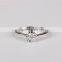 New design ladies finger single stone ring designs 925 sterling silver