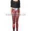 Spandex sublimation women yoga leggings with custom logo