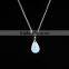 Women Trending Products Opal Natural Stone Pendant Cross Shape Necklace SMJ0130