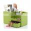 Pu Faux Leather tidy tray pen pot desk orgainser hot sell brush pot multifunction PU leather pen desk organizer