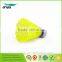 Yellow best Wholesale fleet nylon feather outdoor Badminton shuttlecock manufacturer china