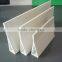 Pig farrowing pen floor supports, fiberglass support beam for pig pen