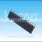 Dongguan manufacturer 2.54mm pitch single layer row straight round female header connector