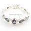 Bracelet silver jewelry wholesale fashion jewelry mystic topaz bracelet semi precious gem jewelry