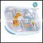 stainless steel square insulated food packaging lunch box with pp plastic cover for children                        
                                                Quality Choice