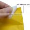 disposable kraft paper + pe bubble lamination mail bag with self adhesive strip